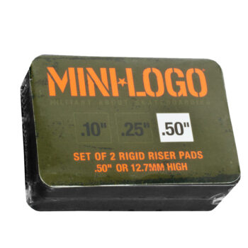 Minilogo Skateboards Riser Rigid  0.50" Black