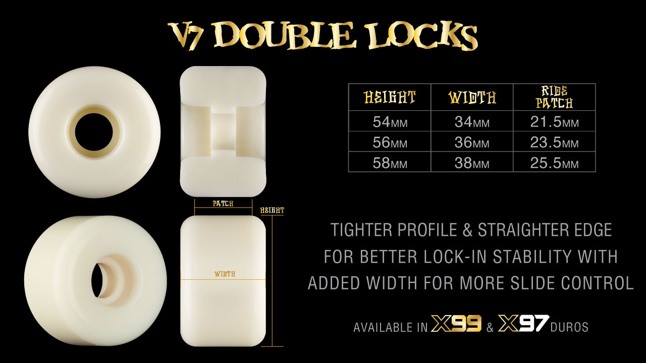 Bones Wheels Double Lock 58mm V7 97A