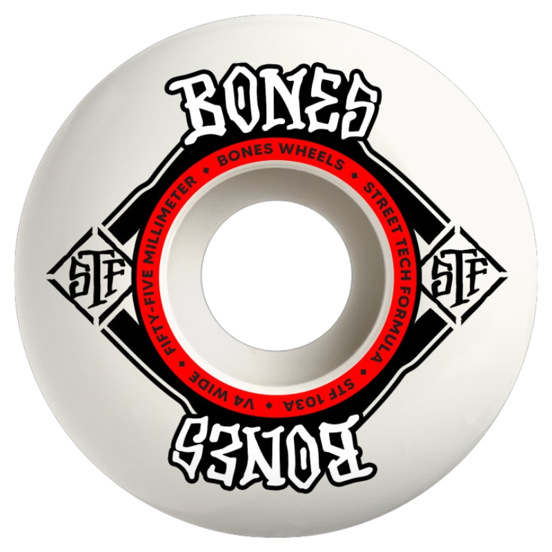 Bones Wheels STF Wide 55mm V4 103A
