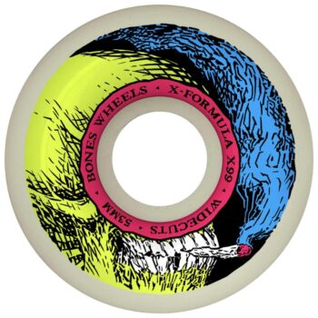 Bones Wheels Smokin Skull  53mm V6 Widecut 99A