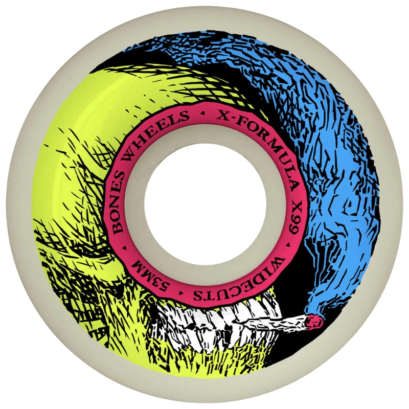 Bones Wheels Smokin Skull 53mm V6 Widecut 99A