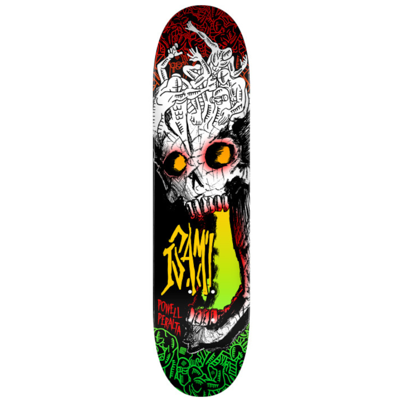 Powell Peralta Skateboards Isamu Yamamoto Skull 8" X 31.45"