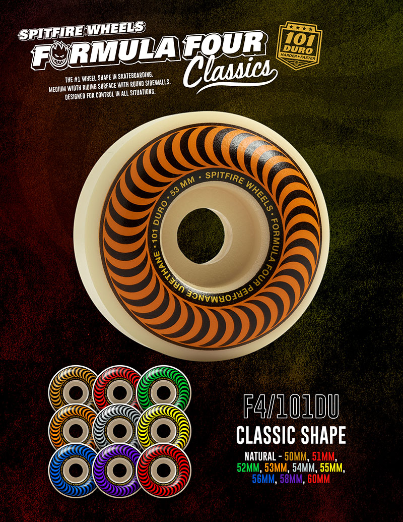Spitfire Wheels F4 101 CLASSIC Spitfire Wheels F4 101 CLASSIC