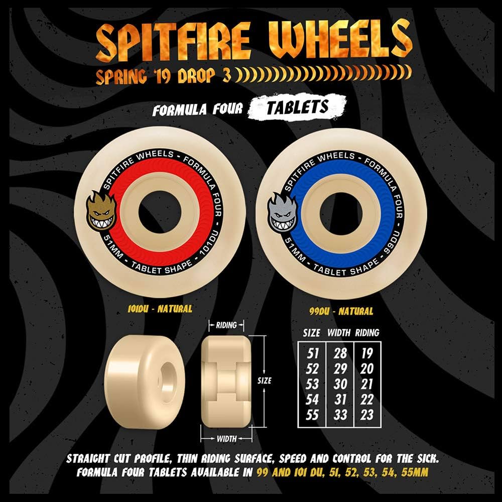 Spitfire Wheels F4 99Du Tablets