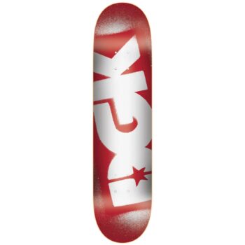 DGK Skateboards O.G. Logo Deck Red/White - 8.06