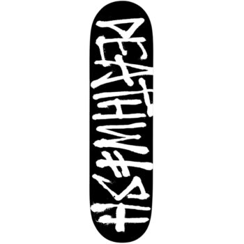 Deathwish Skateboards  Deathspray Blk/Wht Deck 8.38