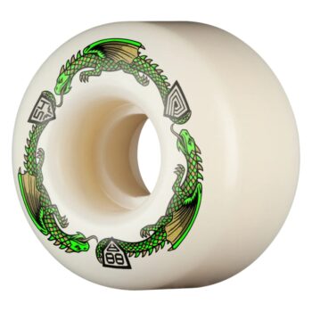 Powell Peralta Skateboards  DRAGON FORMULA GREEN 88A 54X34MM OFF WHITE V4