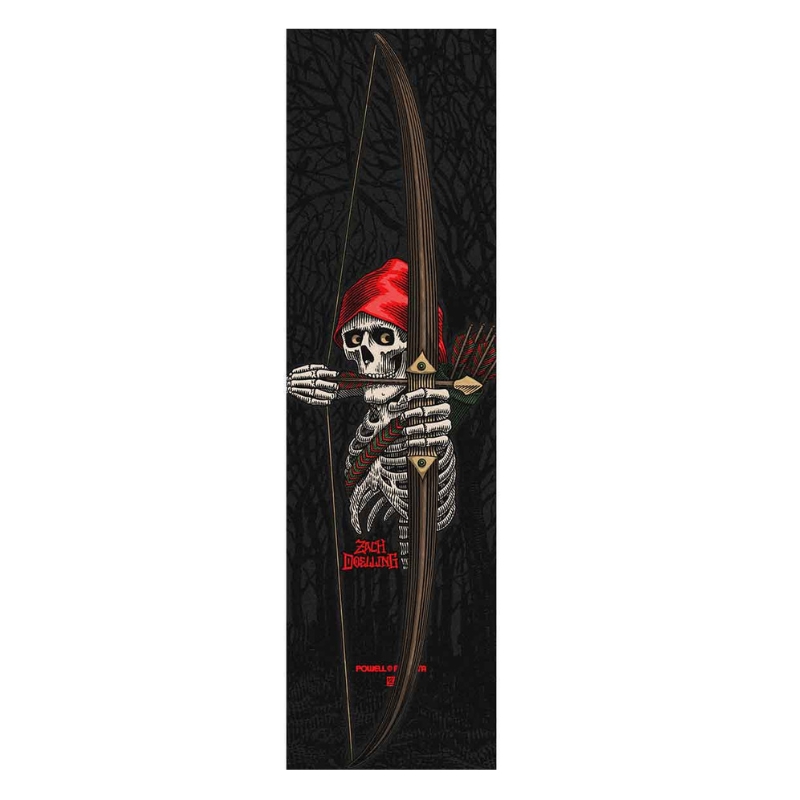Powell Peralta Skateboards GRIP SO PP ZACH DOELLING ARCHER 9 X 33 BLACK
