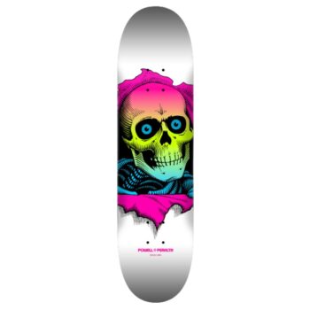 Powell Peralta Skateboards RIPPER LIME FADE  8.5 X 32 WHITE